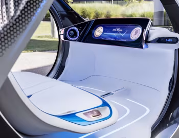 Интерьер smart vision EQ fortwo '09.2017