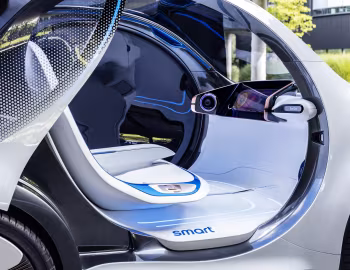 Интерьер smart vision EQ fortwo '09.2017