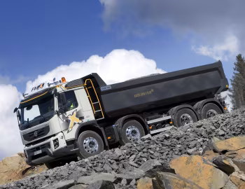 Volvo FMX 420 8×4 rigid Day cab with Sörling tipper body '2009–13