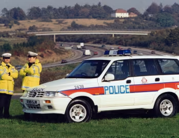 SsangYong Musso Police [UK-spec] (FJ) '1995–98
