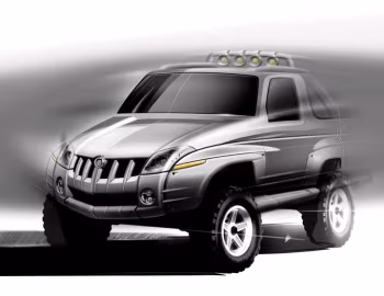 Эскиз SsangYong Amao Concept '2002