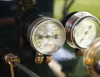 Tableau de bord 1910 Stanley Model 70 Touring