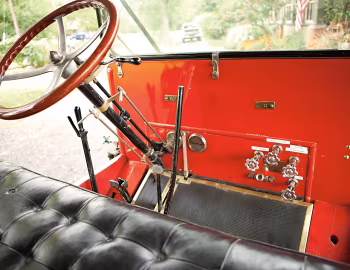 Panneau avant 1915 Stanley Model 820 Mountain Wagon
