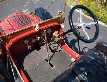 Panneau avant 1909 Stanley Model R Roadster