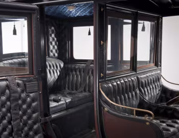 Interior 1908 Stevens-Duryea Model U Limousine