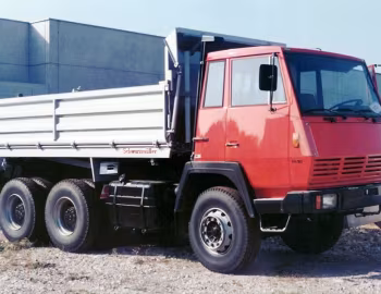 Steyr Plus 1491 6×4 Schwarzmüller Dreiseitenkipper '1978–87