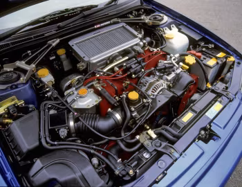 Sob o capô Subaru Impreza 22B STi [RHD] (GC8E2SD) '1998