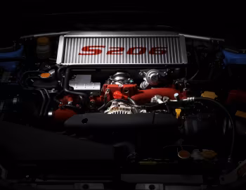 Sob o capô Subaru Impreza WRX STI "S206" [Japan] '2011