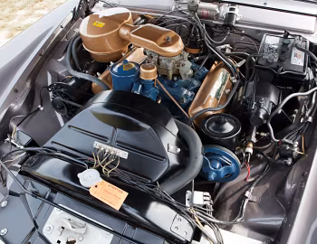 Under the hood 1955 Studebaker President State Speedster (6H K7)