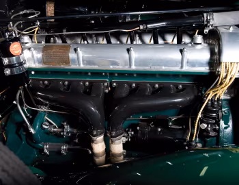 Under the hood 1932 Stutz DV32 Super Bearcat