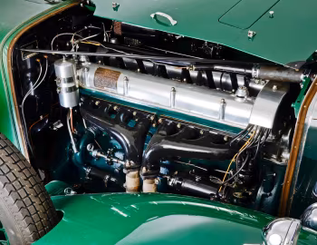 Under the hood 1932 Stutz DV32 Super Bearcat