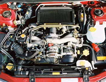 Sob o capô Subaru Forester S-Turbo [Worldwide] (SF) '2000–02
