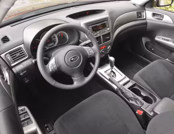 Interior 2010–11 Subaru Impreza 2.5i Premium [North America] (GE) '2009–11