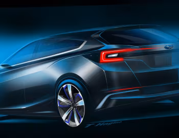 Esboço (sketch) Subaru Impreza 5-door Concept '10.2015