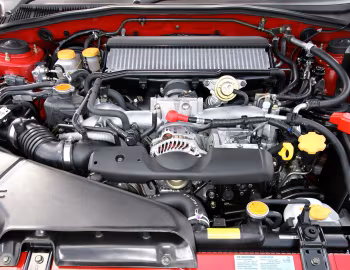 Sob o capô Subaru Impreza WRX [UK-spec] (GD) '2005–07