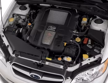 Sob o capô 2007–09 Subaru Legacy 2.5 GT [North America] '2006–09