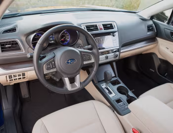 Interior 2015–17 Subaru Legacy 2.5i [North America] '2014–17
