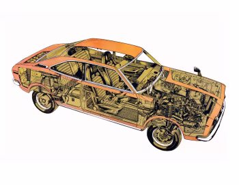 Subaru Leone Сoupe 1400 GSR [Japan] (A22) '10.1971–10.1973