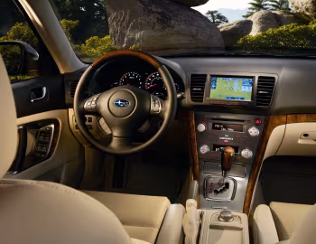 Interior 2007–09 Subaru Outback 3.0R [North America] (BP) '2006–09
