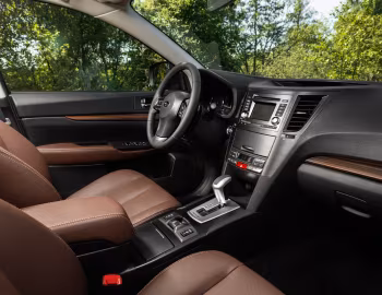Interior Subaru Outback "Deep Cherry" [Russia] (BR) '2014