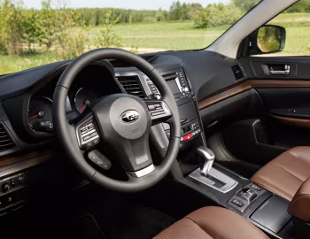 Interior Subaru Outback "Deep Cherry" [Russia] (BR) '2014