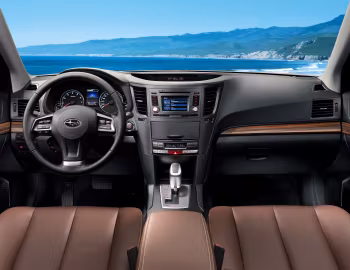 Painel frontal Subaru Outback "Deep Cherry" [Russia] (BR) '2014