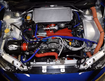 Sob o capô Subaru WRX STI SP3T '2014–17