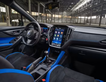 Interior 2025–pr. Subaru WRX tS [North America] '2024–pr.