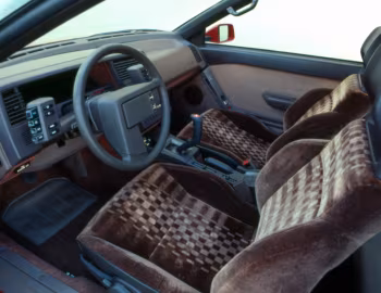 Interior 1985–87 Subaru XT 4WD Turbo [North America] '1985–87