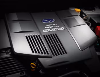 Sob o capô 2014–15 Subaru XV Crosstrek Hybrid [North America] (GP) '2013–15