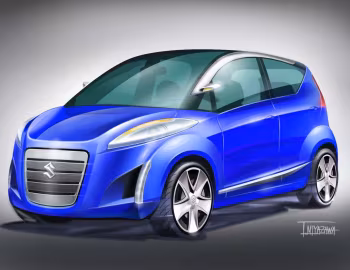 Эскіз Suzuki Splash Concept '10.2006