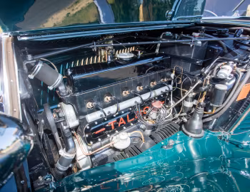 Bajo el capó Talbot-Lago T120 Baby Sport Cabriolet par Figoni et Falaschi '1936