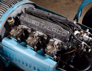 Under the hood Talbot-Lago T26 GS '1950