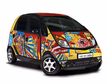 Tata Nano "Stop Indians Ahead" Concept by SICIS '2011