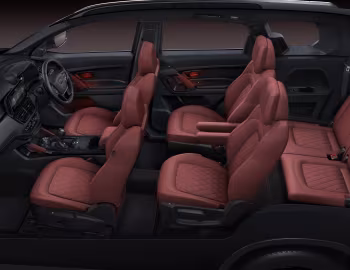 Interior Tata Safari "#Dark" '2023
