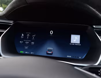 Комбинация приборов Tesla Model S P90D [UK-spec] '2016–17