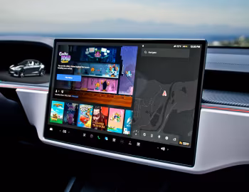 Интерьер Tesla Model S Plaid '2025–н.в.