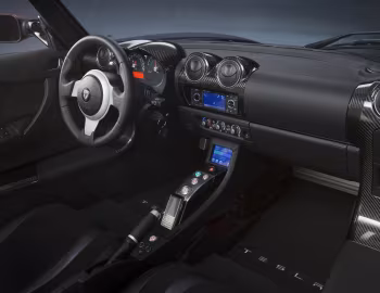 Intérieur Tesla Roadster Sport TAG Heuer '2010