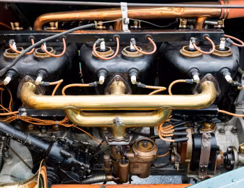 发动机舱 1910 Thomas Flyer M-6-40