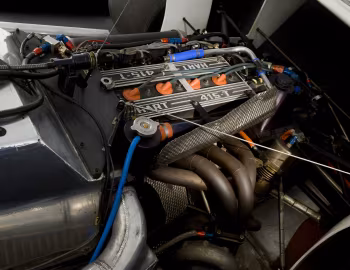 Sous la capuche Toleman TG184 '1984