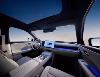 Interior Toyota bZ3X '2024–pr.