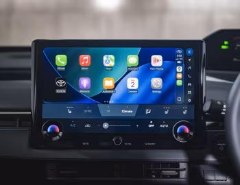 Interior Toyota bZ4X [UK-spec] '2025–pr.
