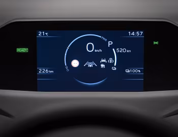 Tableau de bord Toyota bZ4X AWD [EU-spec] '2025–pr.