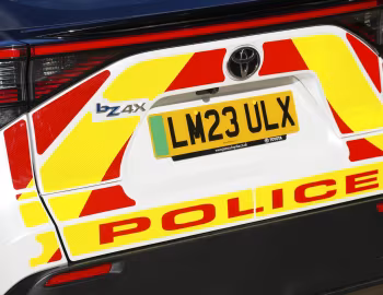 Toyota bZ4X Police [UK-spec] '2023–pr.