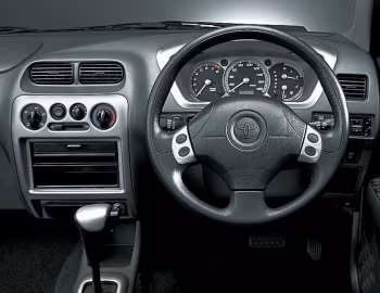 Panel frontal Toyota Cami Q "Turbo Aero Version" [Japan] (J102E) '08.2000–01.2006