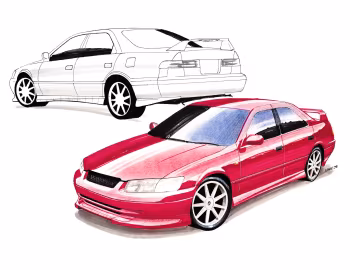 Скетч Toyota Camry GTP (MCV21) '1998
