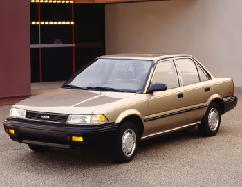 1988–90 Toyota Corolla 4-door Deluxe Sedan [North America] (AE92) '1987–90