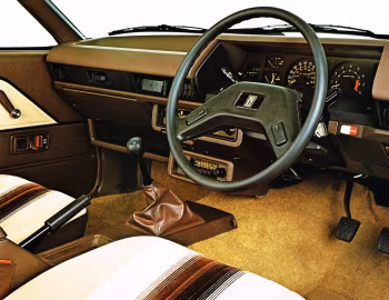 Interior Toyota Corolla 1600 SR Coupè [UK-spec] (E70) '1980–81
