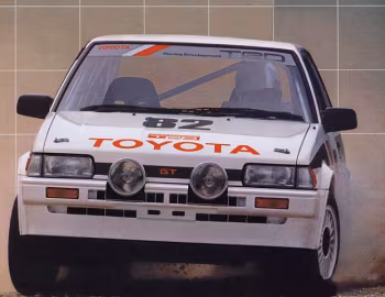 Toyota Corolla FX16 Rally White (E80) '1987