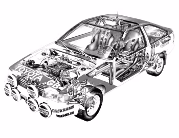 Toyota Corolla GT Coupe Rally Car
